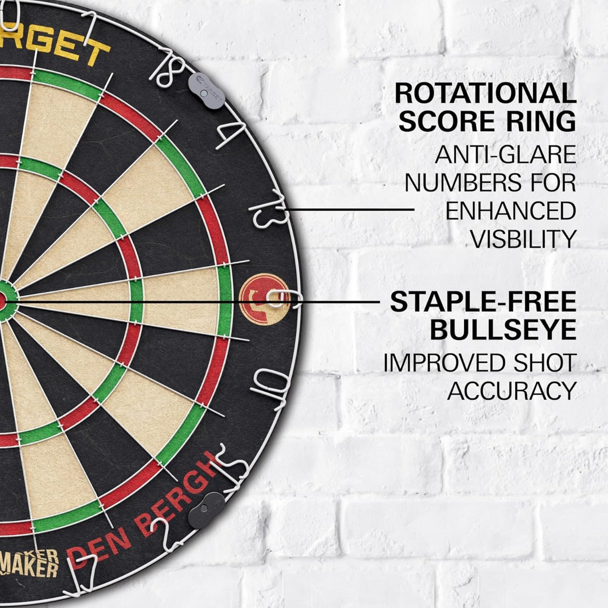 Target Dimitri van den Bergh Dartbord Set (detail 3)