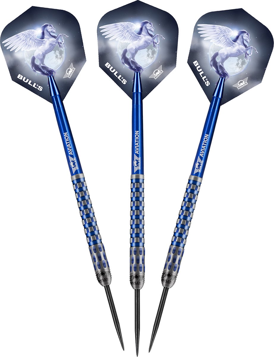 Bull's Blue Pegasus 95% C Dartpijlen (detail 1)