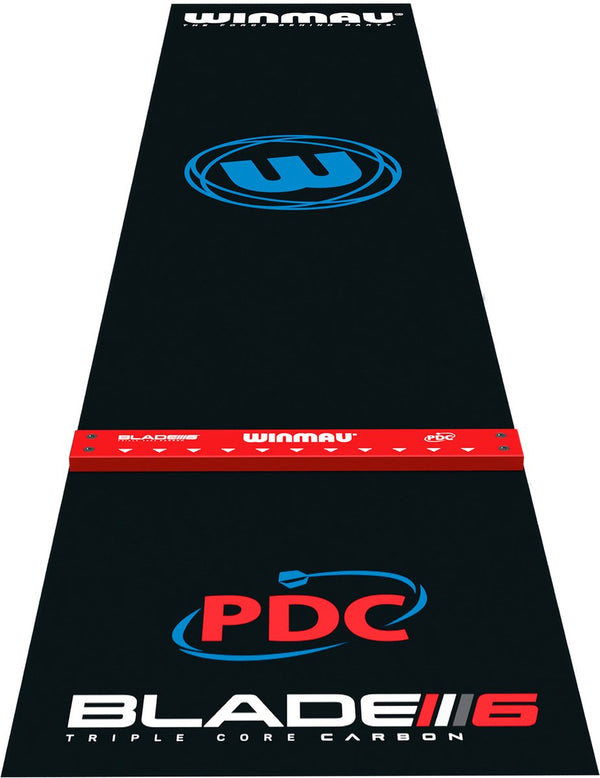Winmau Pro Zone Precision PVC Dartmat + Integrated Oche