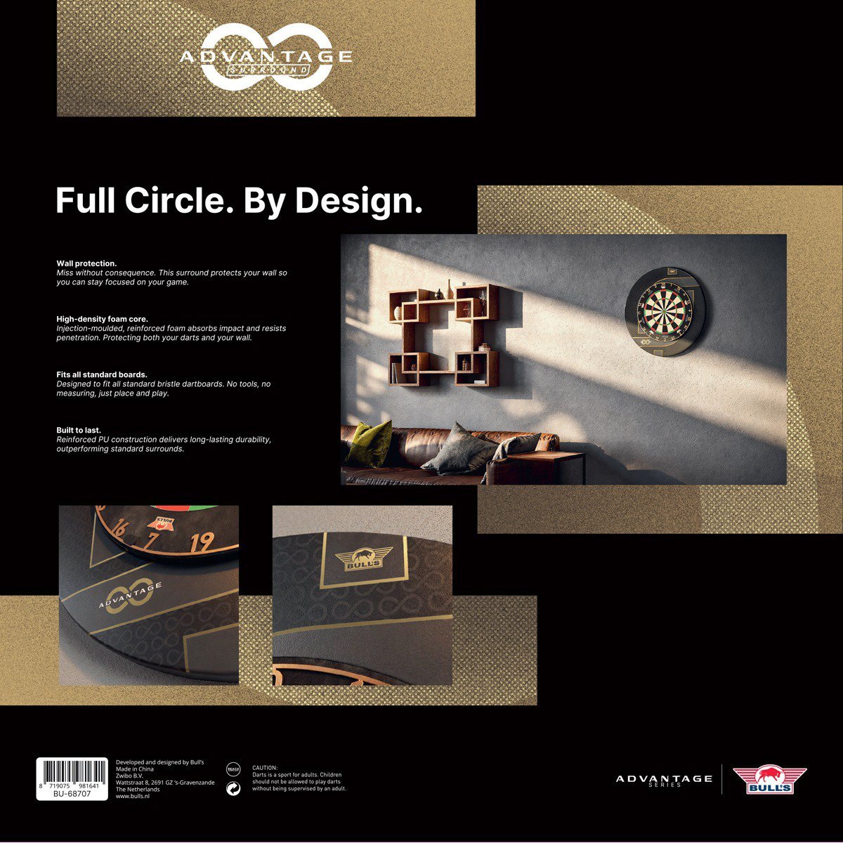 Bull's Advantage 8 Dart Surround (detail 5)