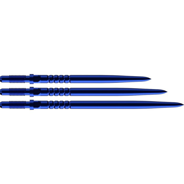 Bull's CP Ringed Grip Points Blauw 36mm (detail 1)