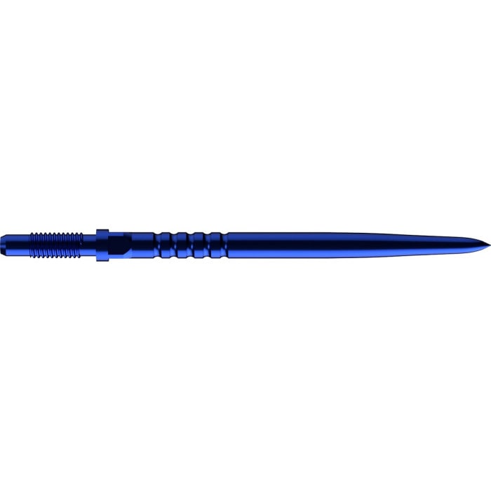 Bull's CP Ringed Grip Points Blauw 36mm (detail 2)