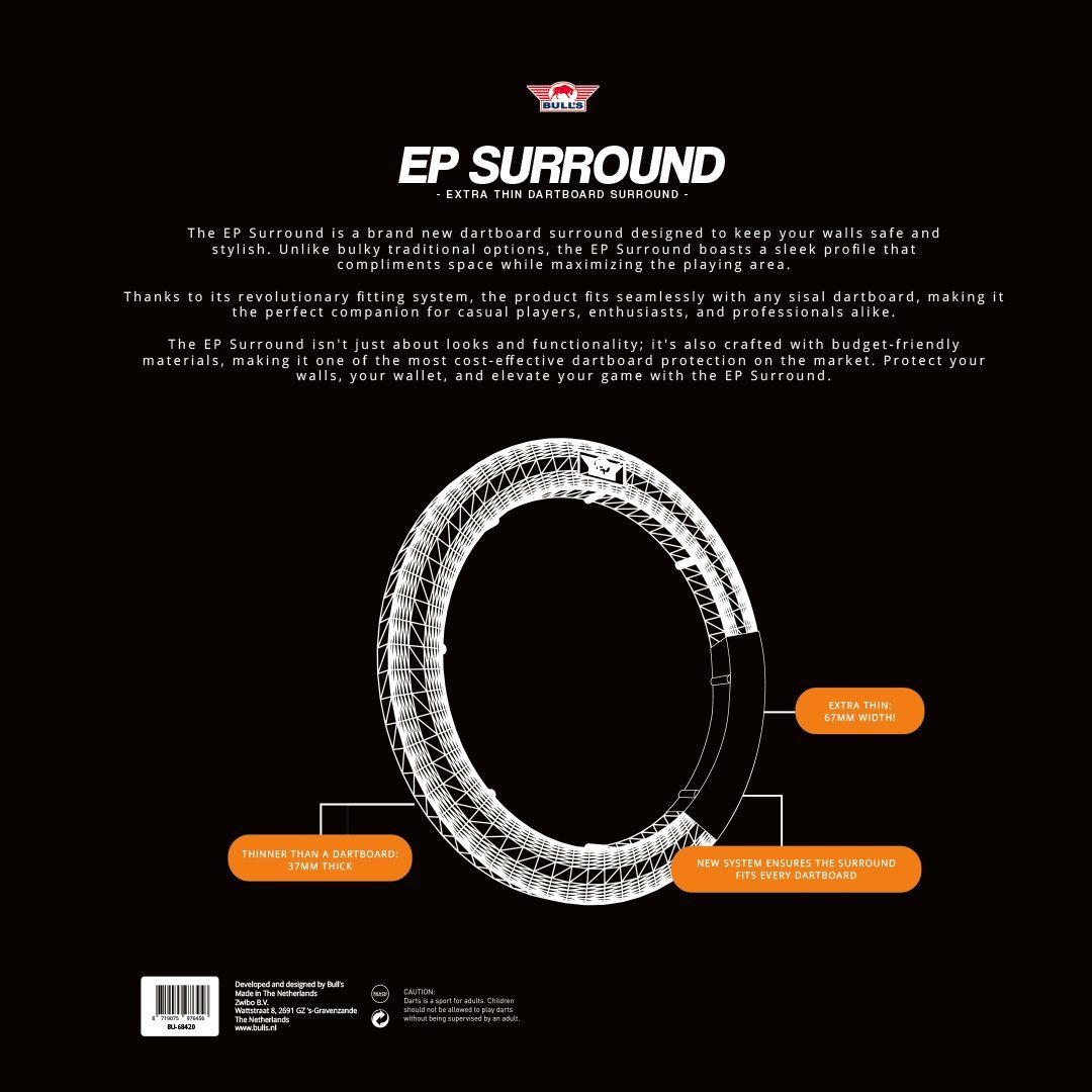 Bull's EP Dart Surround (detail 6)