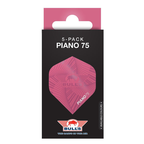Bull's Piano 75 No.2 Flights 5-Pack Pink