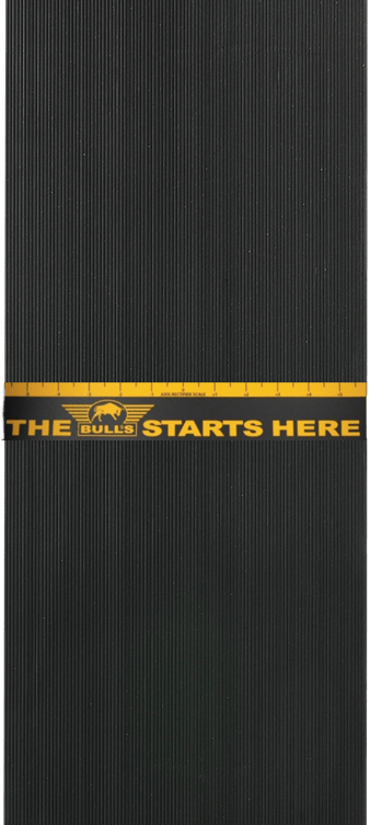 Bull's Rubber Dartmat + Throwline Sticker 60 cm (detail 1)