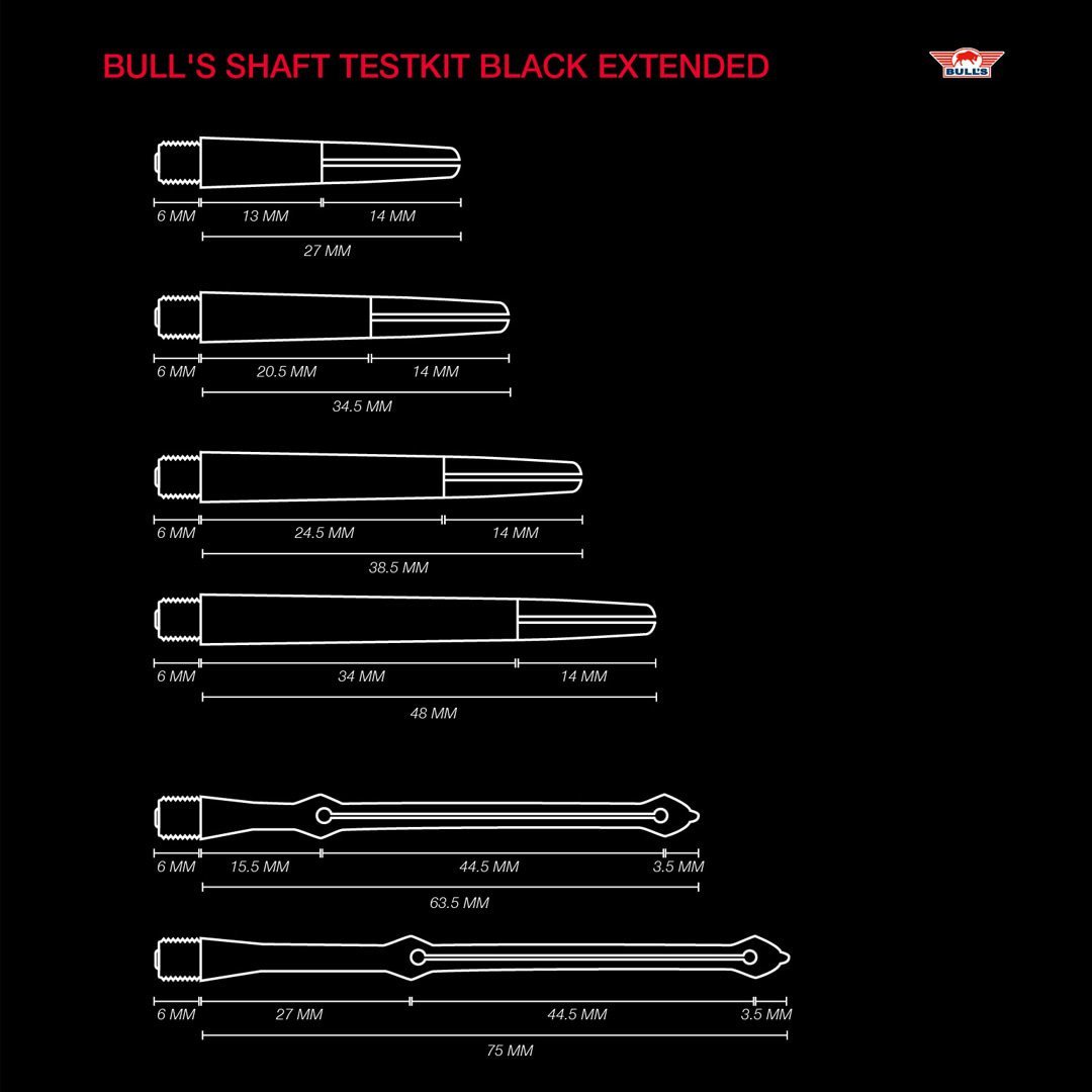Bull's Shaft TestKit Black Extended (detail 1)