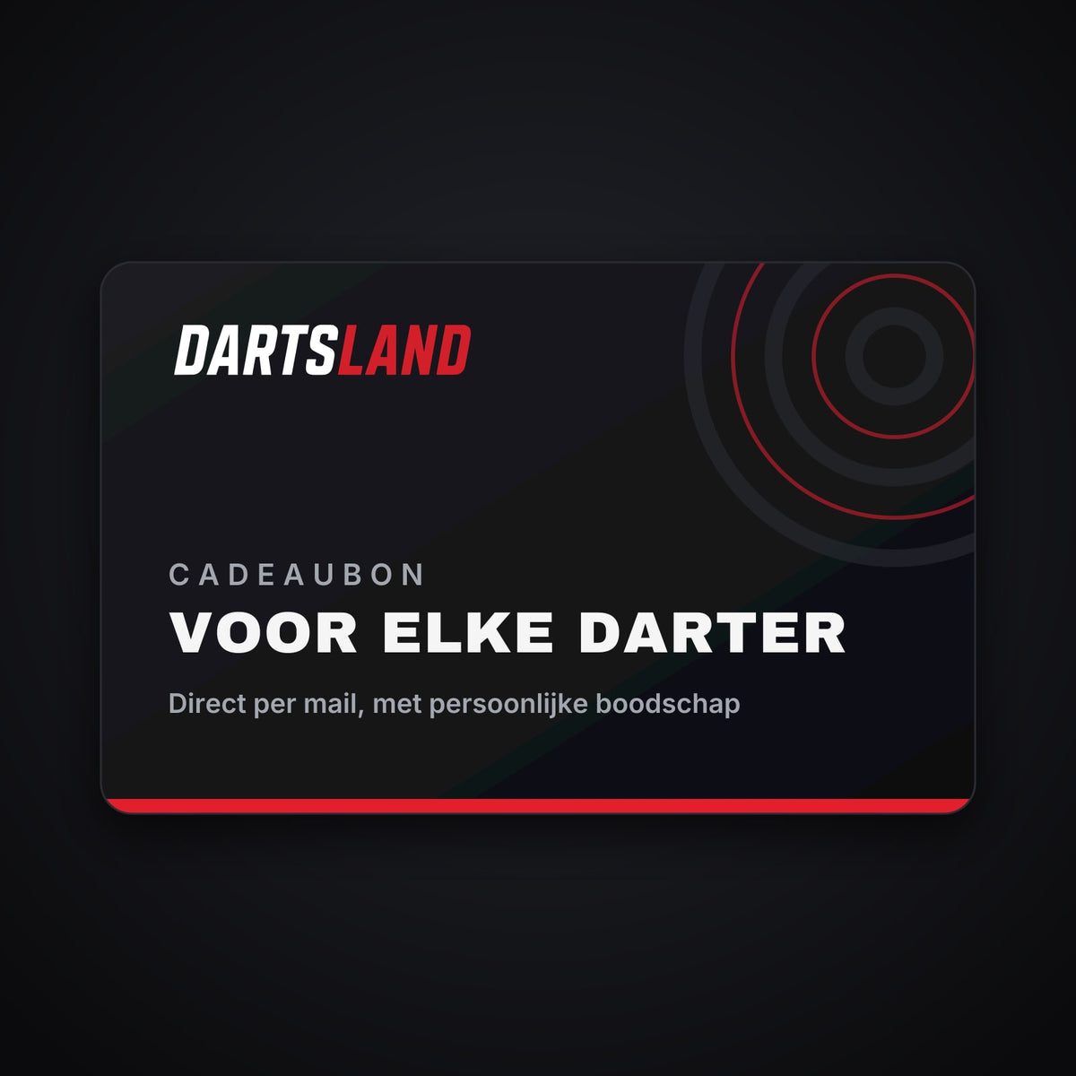 Dartsland cadeaubon
