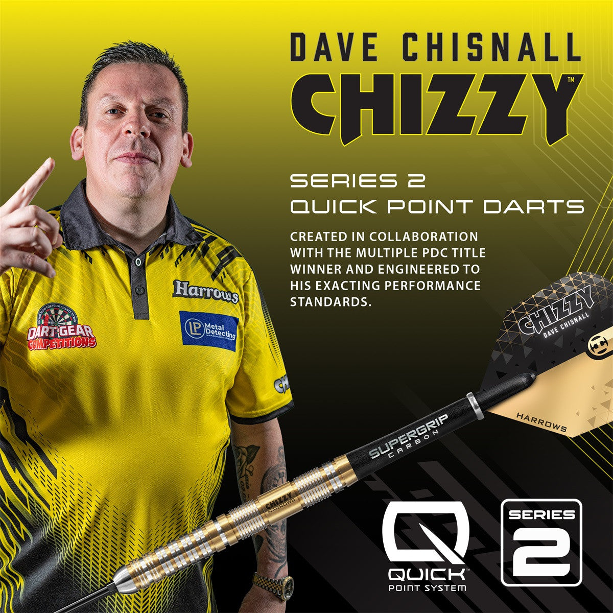 Harrows Dave Chisnall V2 Quick Point 90% (detail 13)