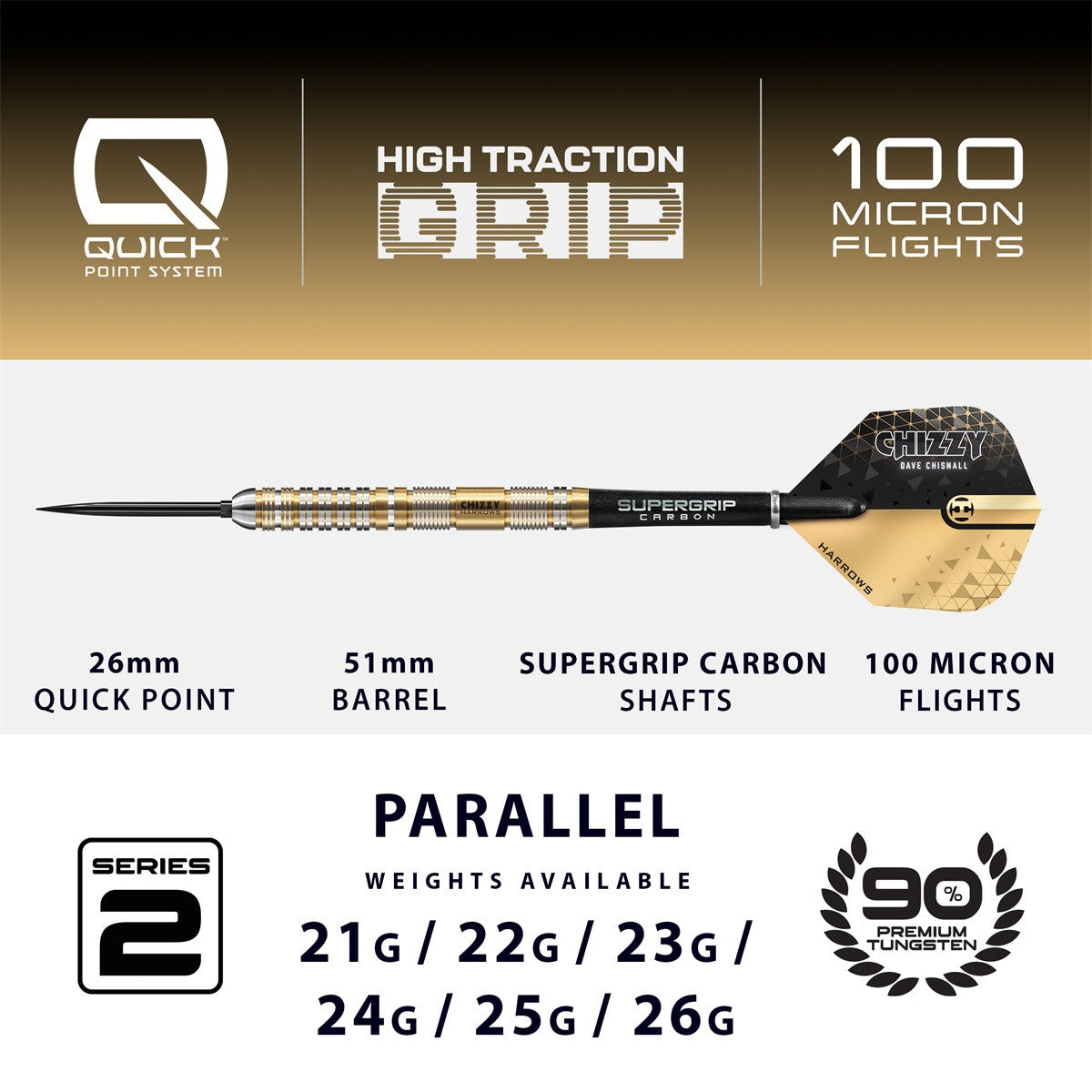 Harrows Dave Chisnall V2 Quick Point 90% (detail 18)