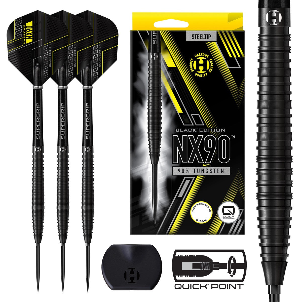 Harrows NX90 Black Quick Point 90% (detail 6)