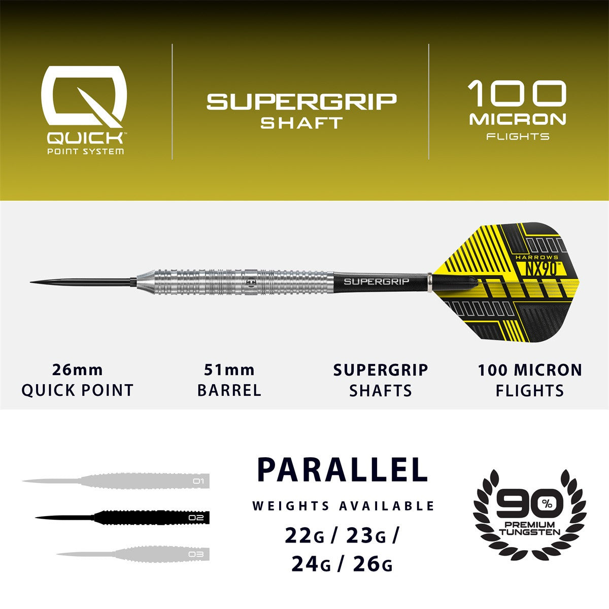 Harrows NX90 Parallel Quick Point 90% (detail 4)