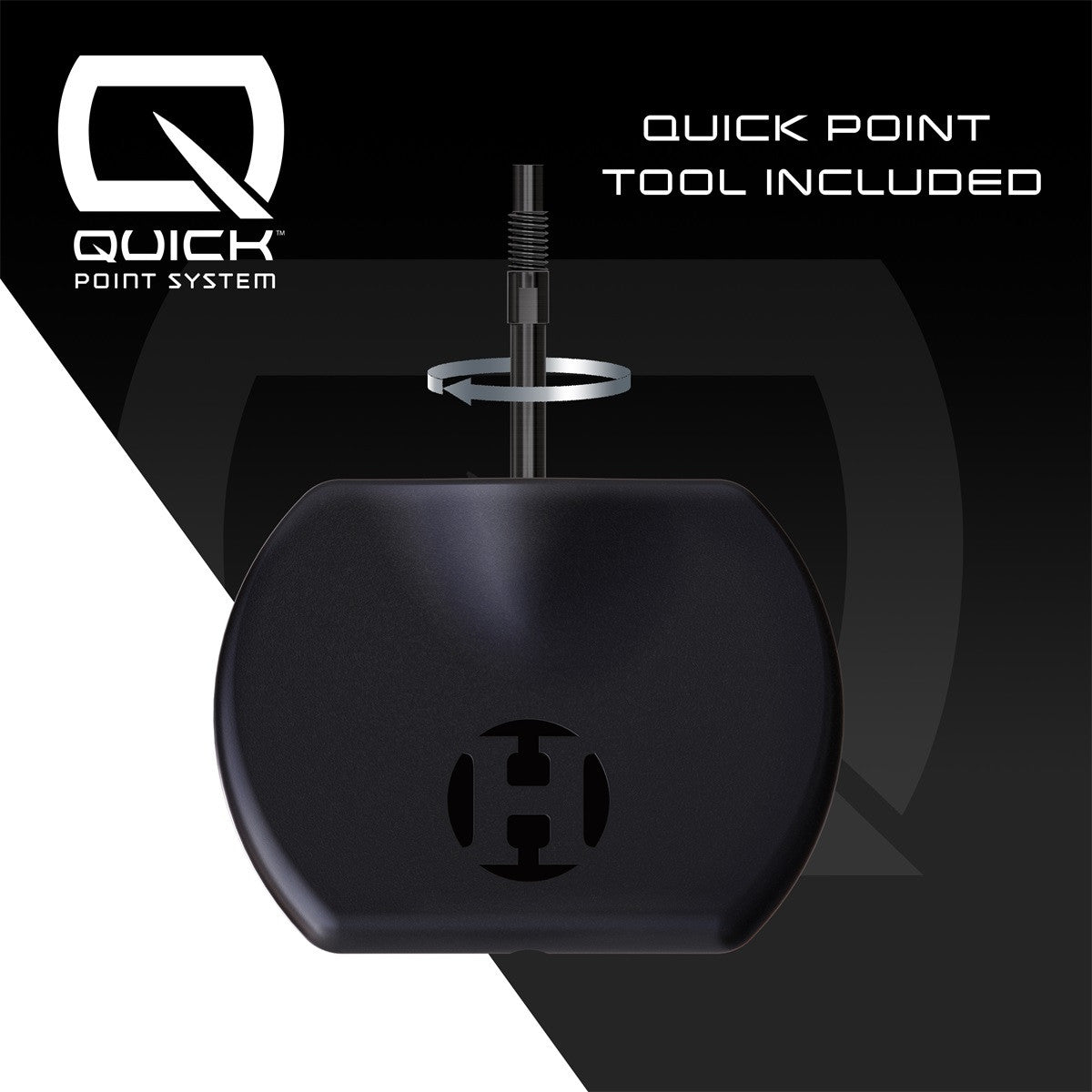 Harrows Supergrip Black Quick Point 90% (detail 10)