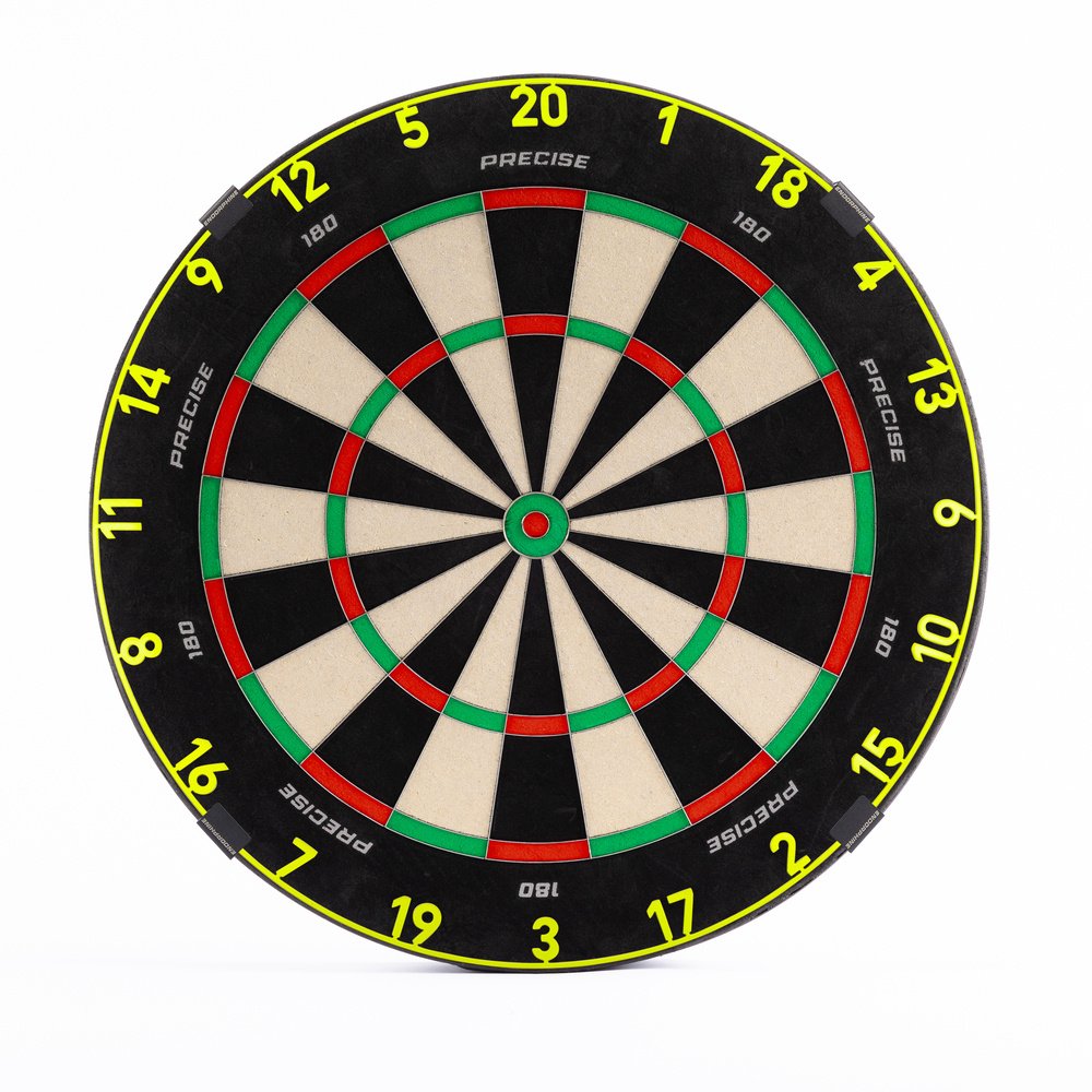 Precise180 Numberring Electric Yellow - Cijferring Dartbord (detail 1)