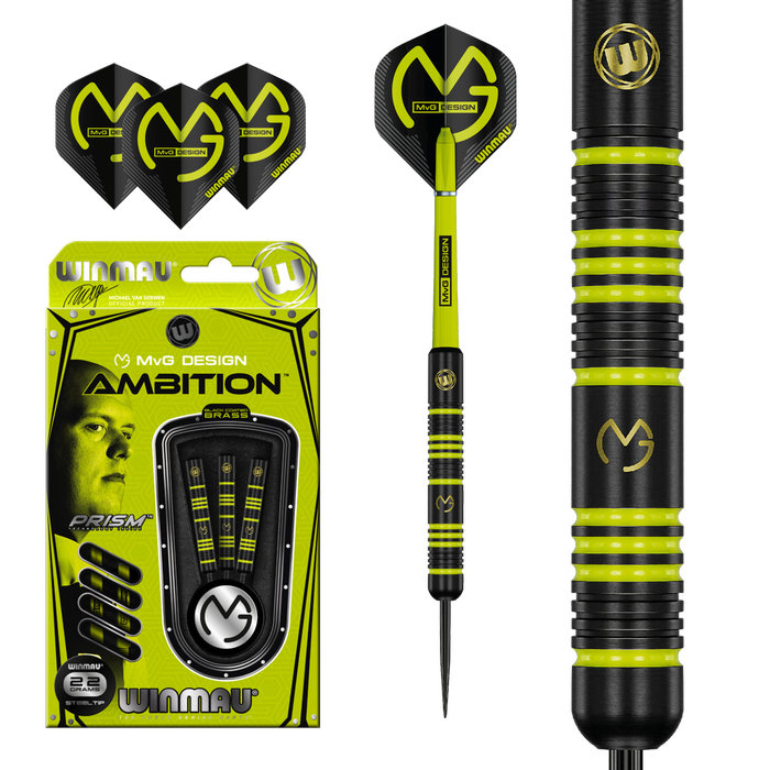 Winmau Michael van Gerwen Ambition Dartpijlen