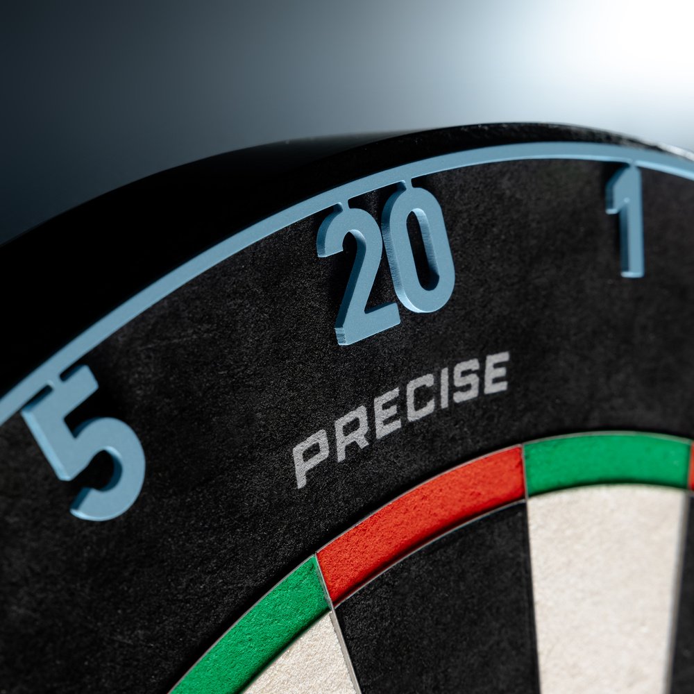 Precise180 Numberring Arctic Blue - Cijferring Dartbord (detail 2)