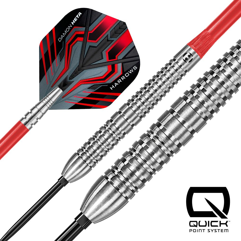 Harrows Damon Heta Natural Quick Point 90% - Dartpijlen (detail 1)