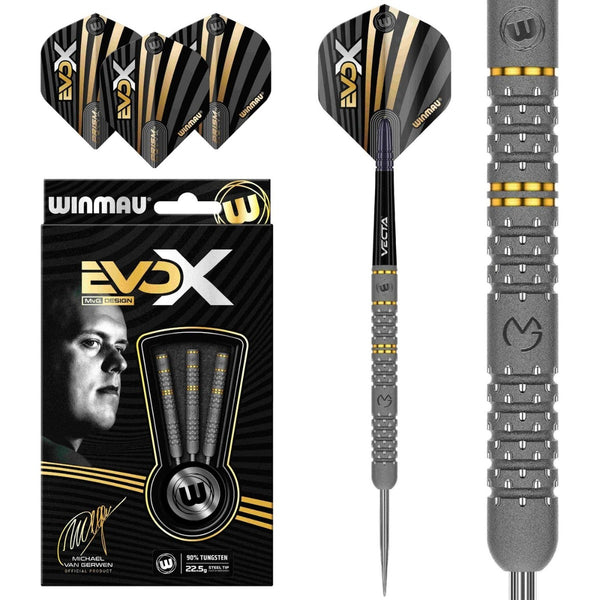 Winmau Michael van Gerwen EVO-X 90% - Dartpijlen