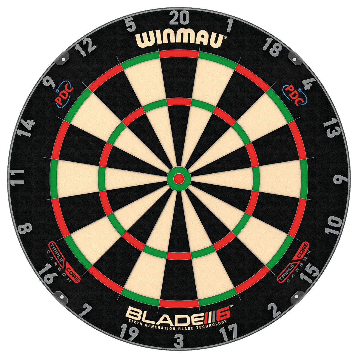 Winmau Blade 6 Triple Core PDC - Professioneel Dartbord