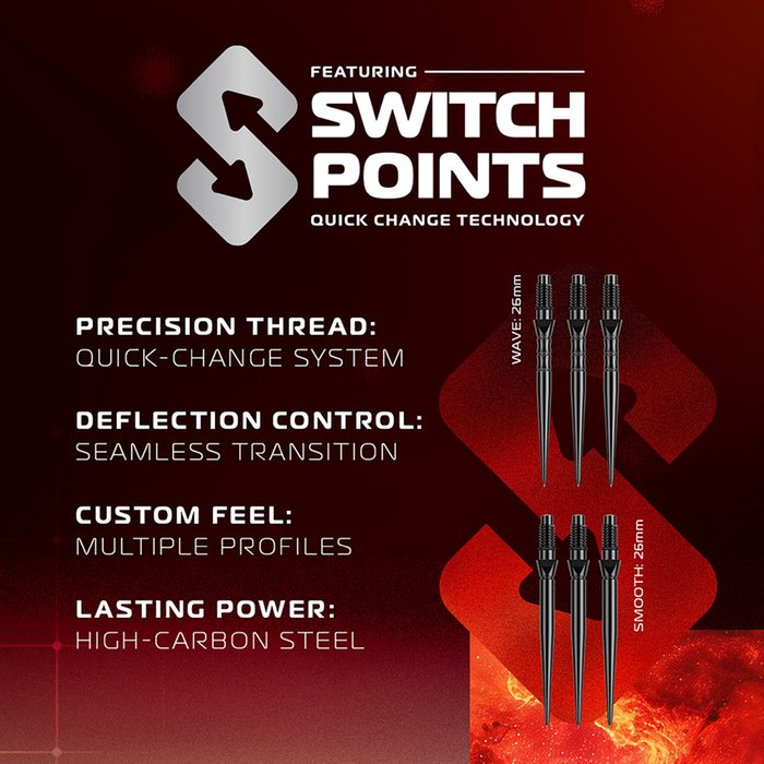 Winmau Fornax Parallel Switch Point 90% - Dartpijlen (detail 26)
