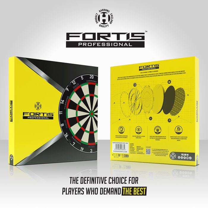 Harrows Fortis dartbord (detail 5)