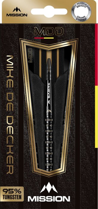 Mission Mike de Decker Black Gold PVD 95% - Dartpijlen (detail 5)