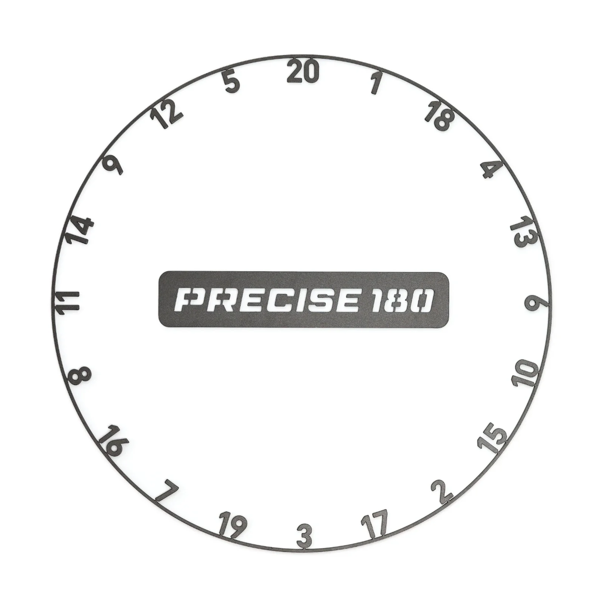 Precise180 Numberring Graphit - Cijferring Dartbord