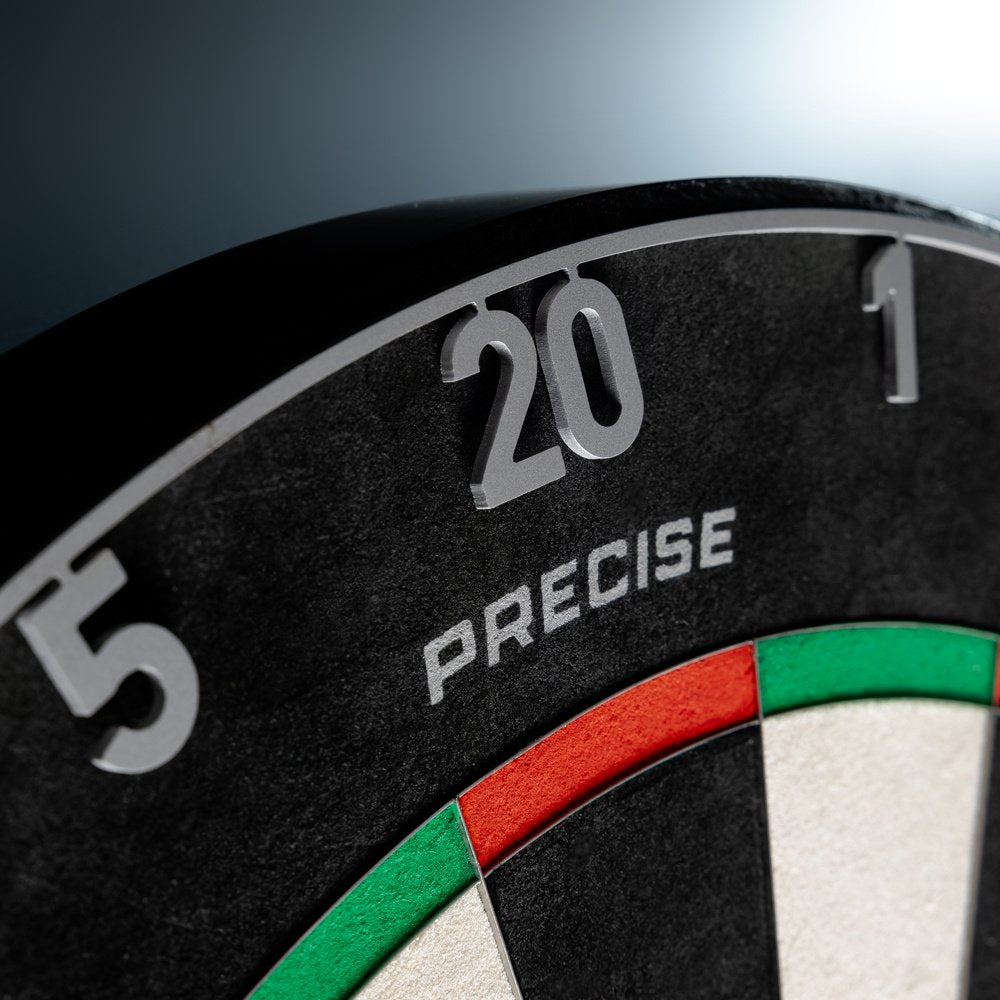 Precise180 Numberring Gunmetal - Cijferring Dartbord (detail 2)