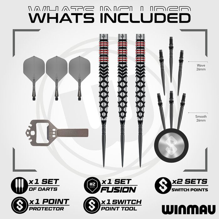 Winmau Fornax Parallel Switch Point 90% - Dartpijlen (detail 3)