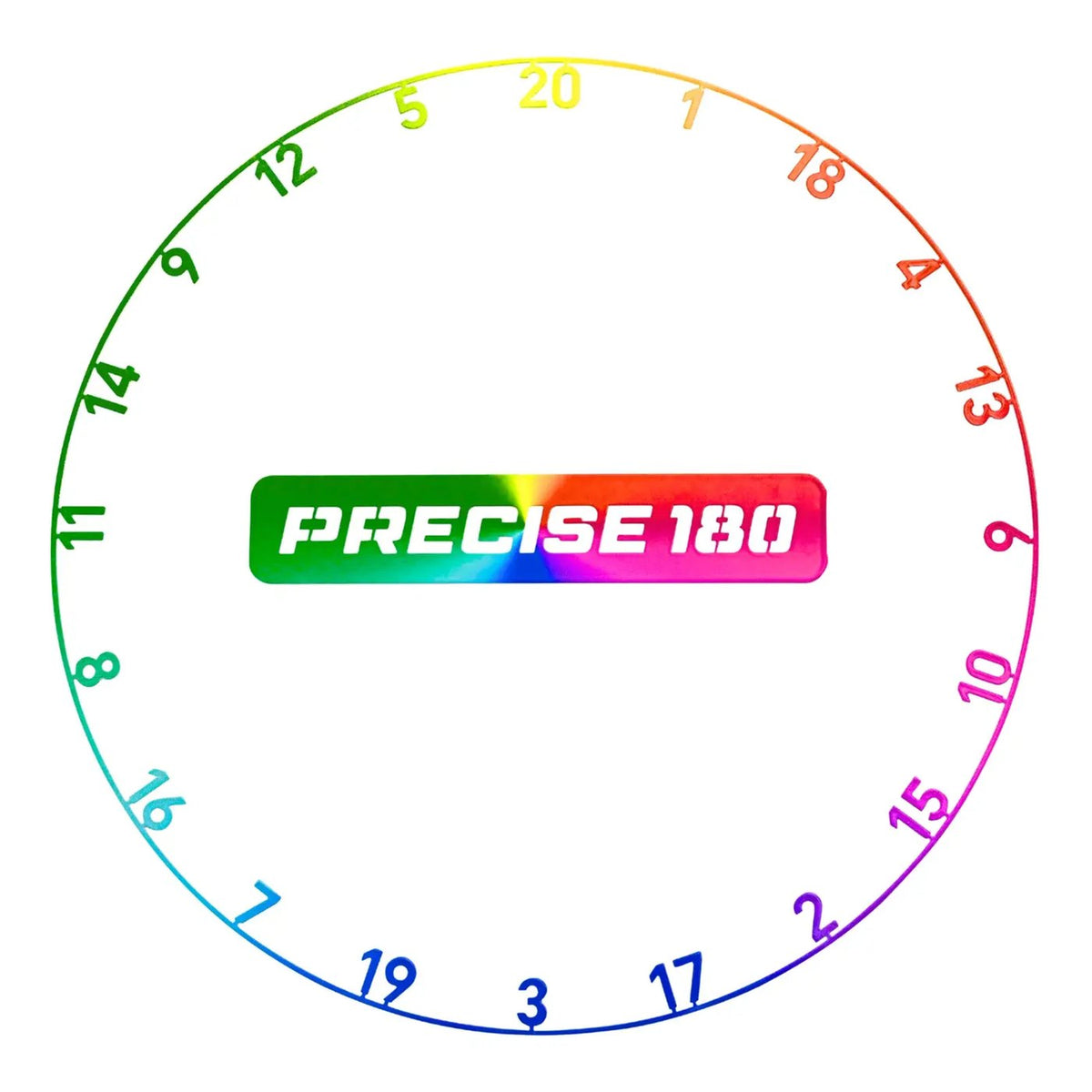 Precise180 Numberring Spectrum - Cijferring Dartbord