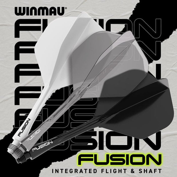 Winmau Fusion Black NO2 - Dart Flights Medium (detail 4)