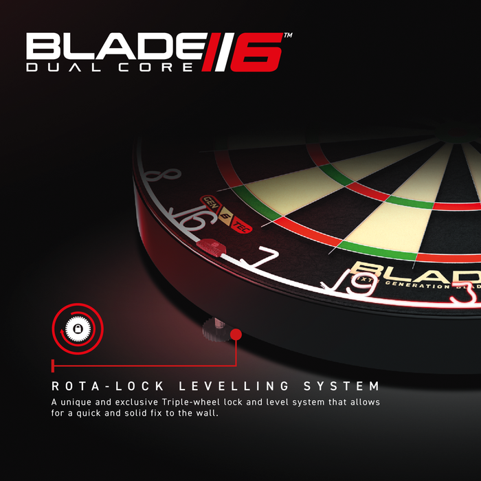 Winmau Blade 6 Dual Core - Professioneel Dartbord (detail 4)