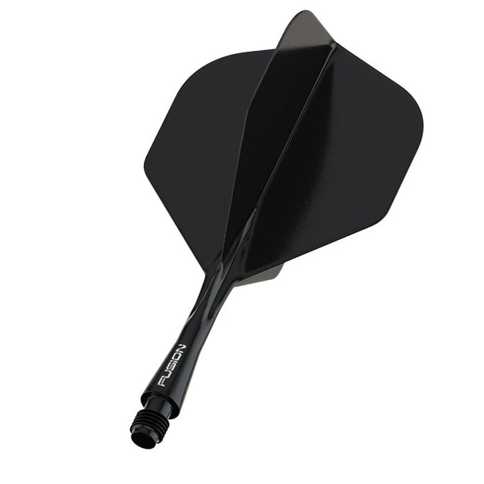 Winmau Fusion Black NO2 - Dart Flights Short (detail 2)