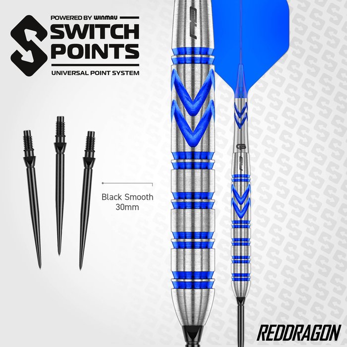 Red Dragon Gerwyn Price Blue Original Switch Point 90% (detail 3)