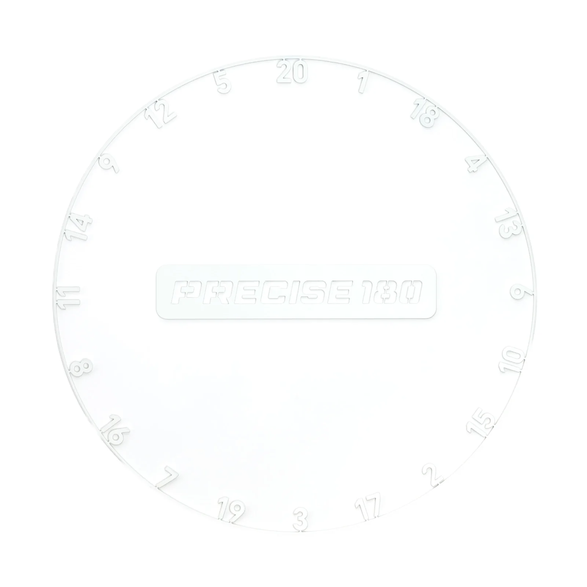 Precise180 Numberring Classic White - Cijferring Dartbord