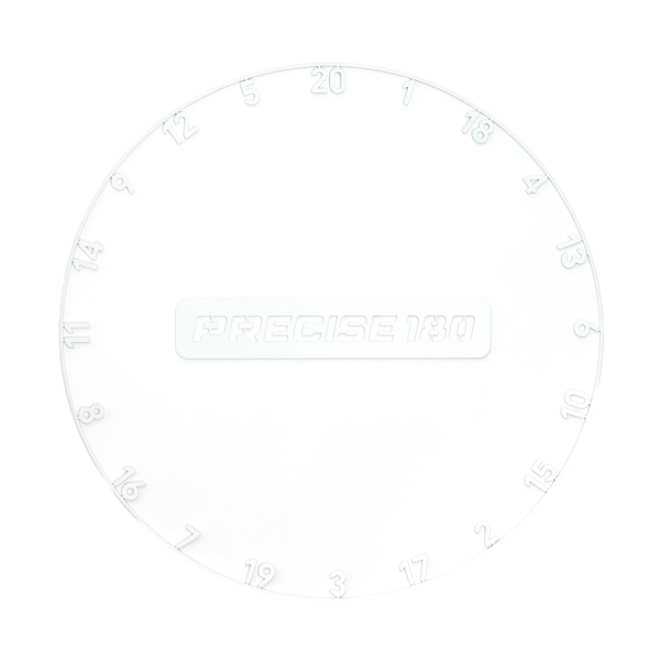 Precise180 Numberring Classic White - Cijferring Dartbord