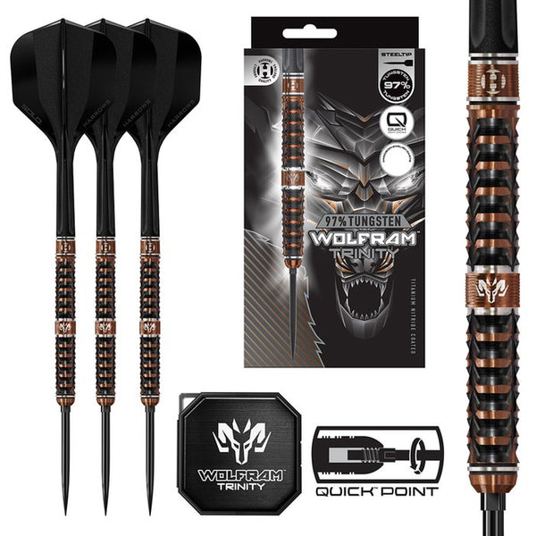 Harrows Wolfram Trinity 97% dartpijlen