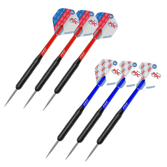 Winmau Blade 6 + PDC Surround Blue Set - Dartset (detail 6)