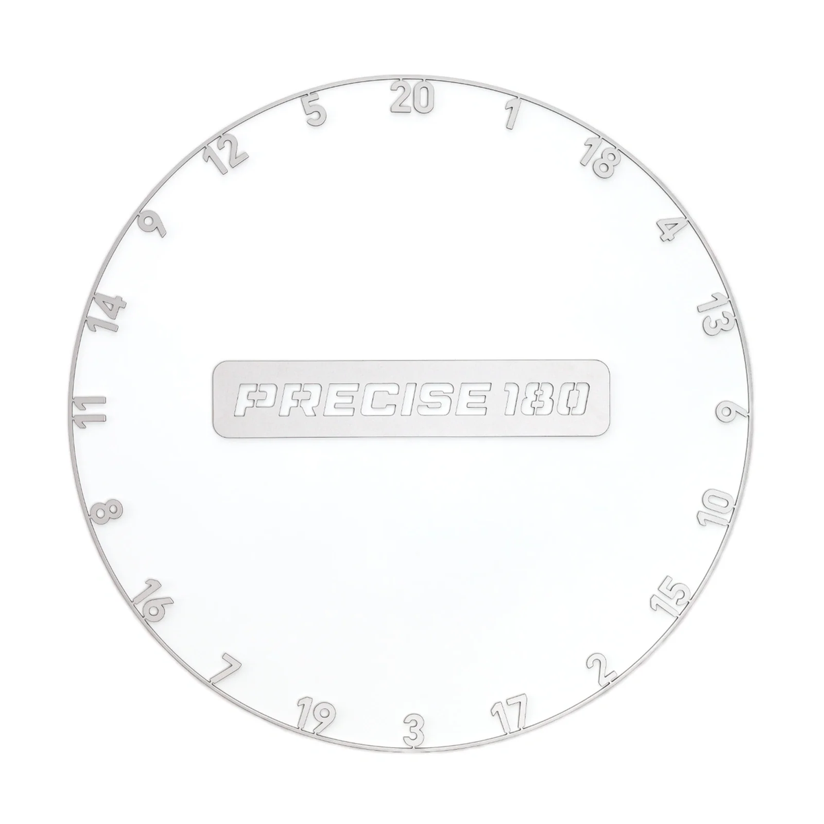 Precise180 Numberring Gunmetal - Cijferring Dartbord