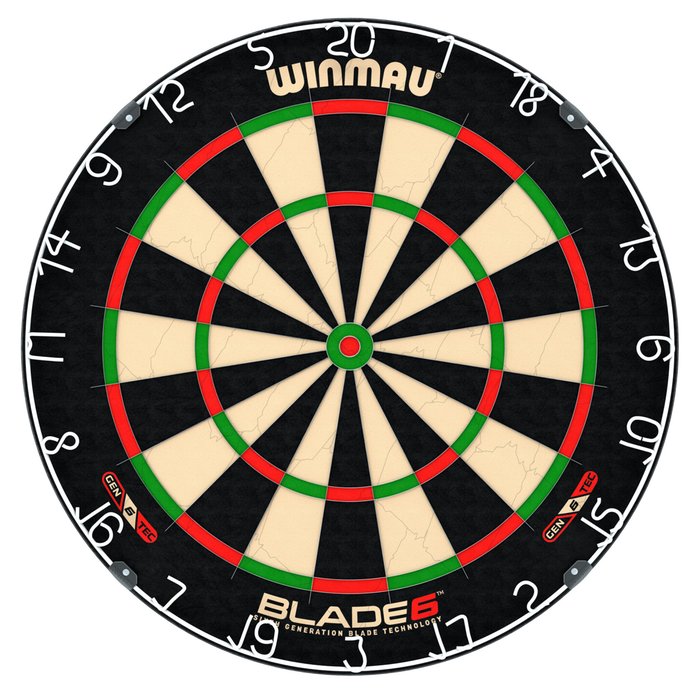 Winmau Blade 6 + PDC Surround Blue Set - Dartset (detail 4)