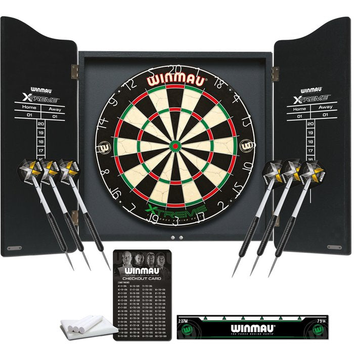 Winmau Dartset Xtreme Zwart - Dartbord Cabinet (detail 1)