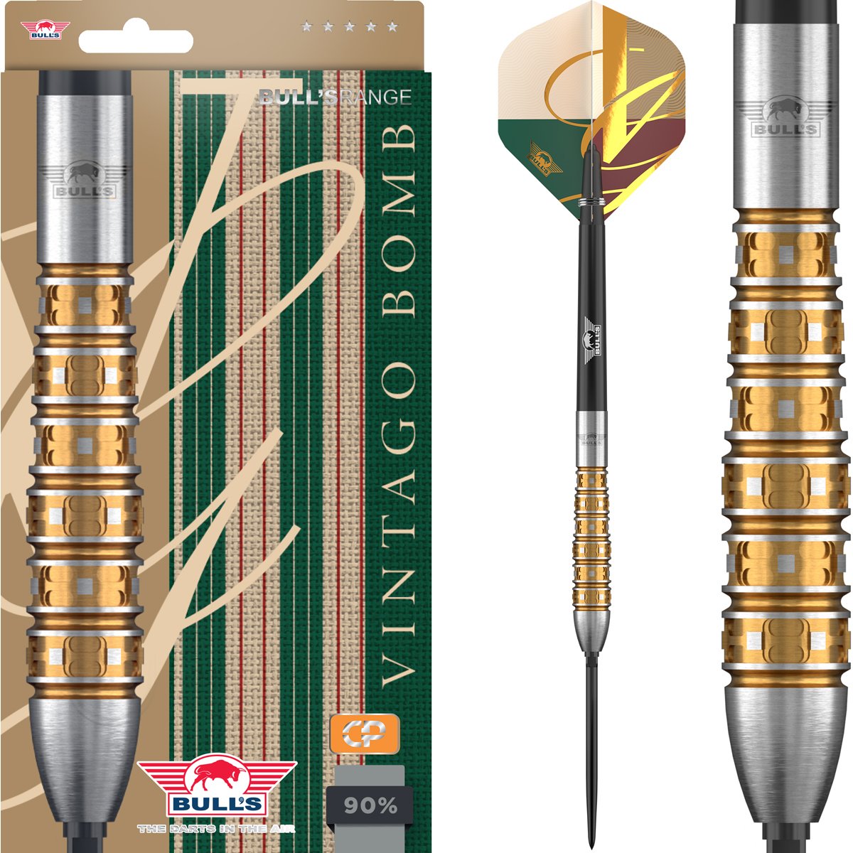 Bull's Vintago Bomb CP Steeltip 90%