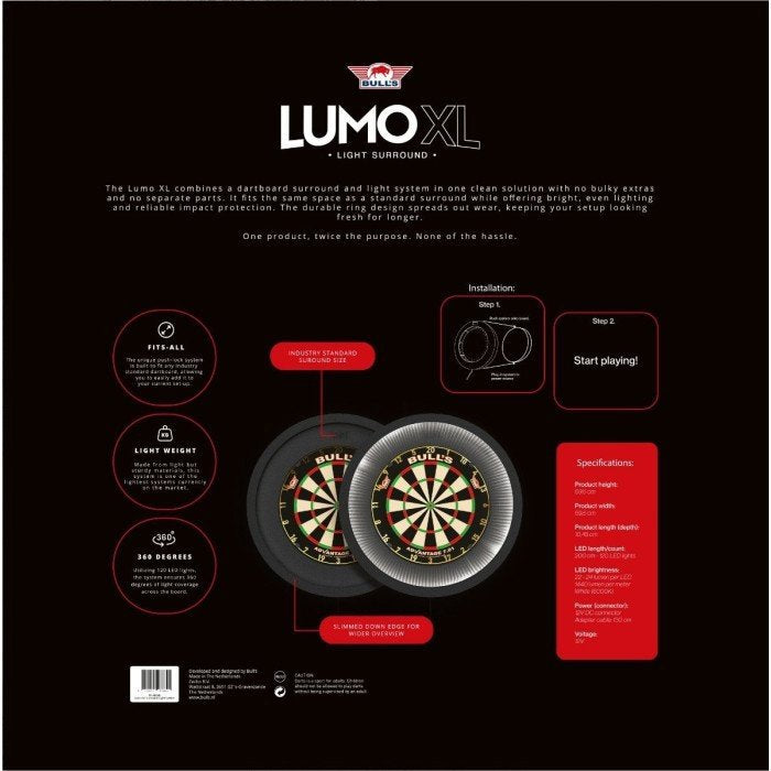 Bull's Lumo XL Surround Dartbord Verlichting (detail 4)