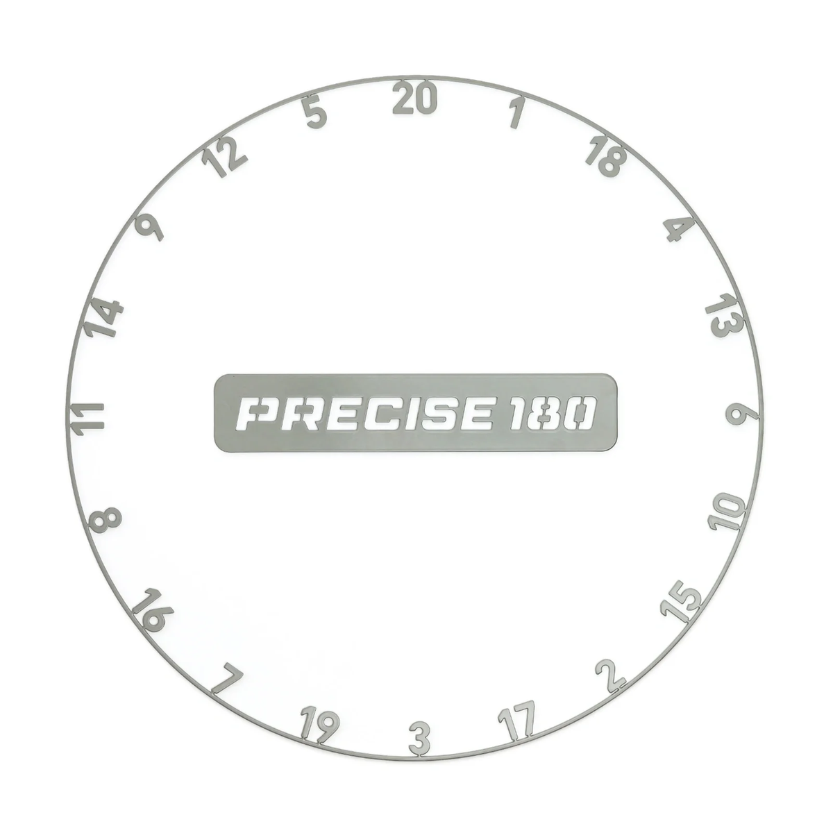 Precise180 Numberring Nordic Grey - Cijferring Dartbord