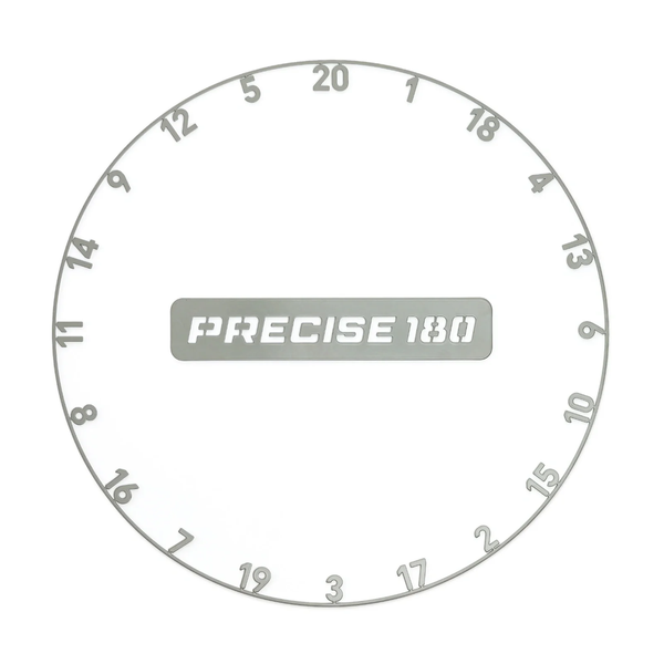 Precise180 Numberring Nordic Grey - Cijferring Dartbord