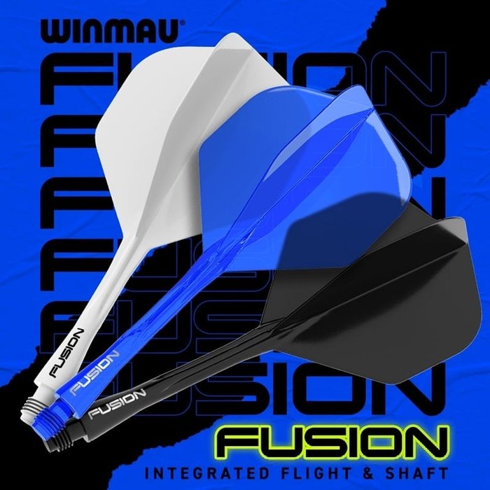 Winmau Fusion Blue NO2 - Dart Flights Short (detail 4)