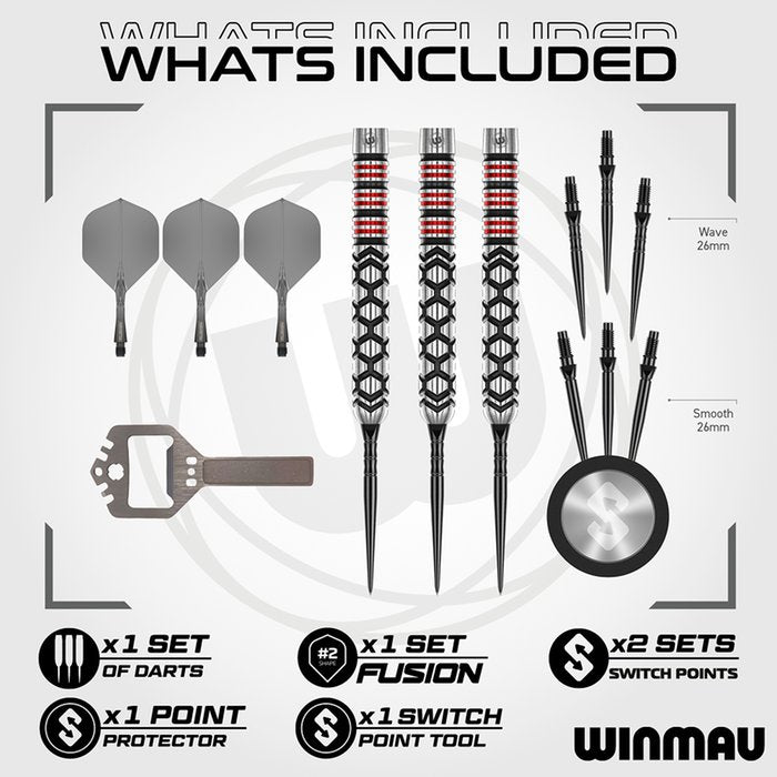 Winmau Fornax Parallel Switch Point 90% - Dartpijlen (detail 20)