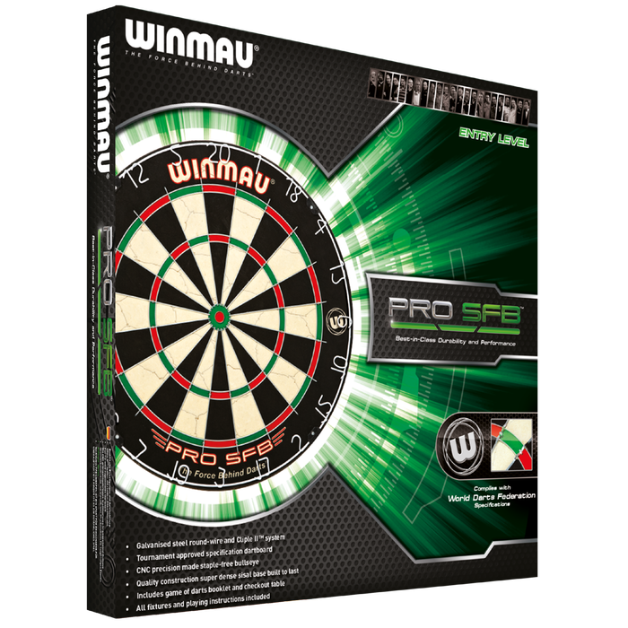 Winmau Pro SFB dartbord (detail 2)