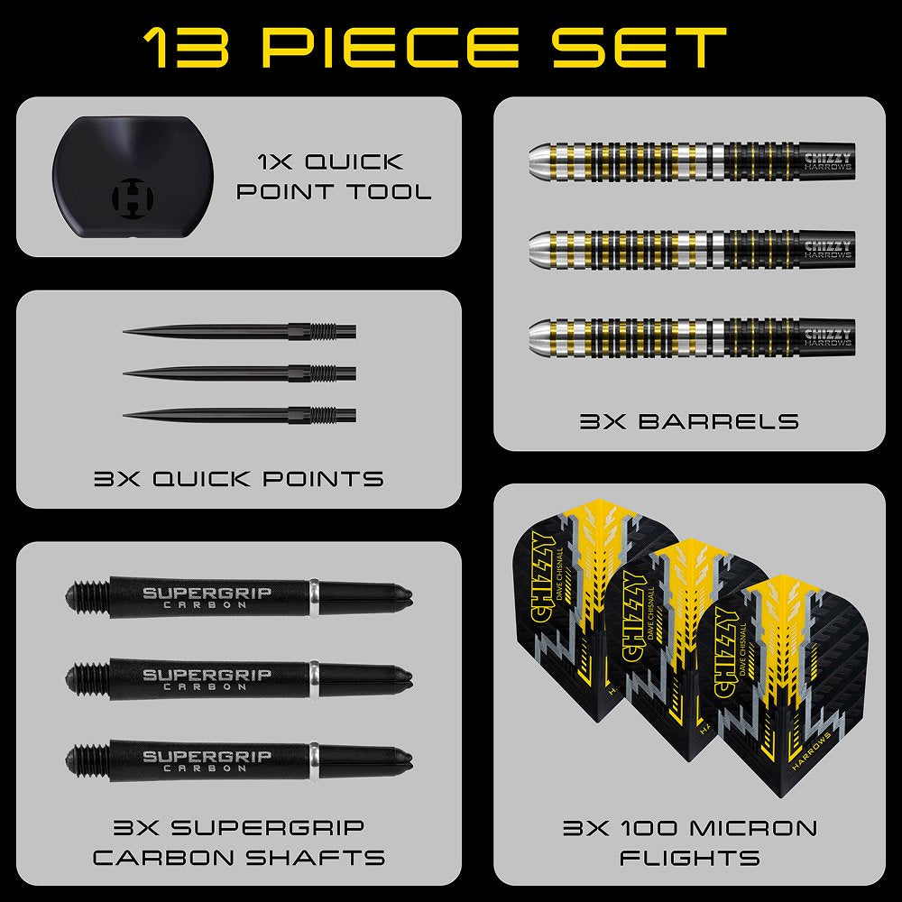 Harrows Dave Chisnall V1 Quick Point 90% - Dartpijlen (detail 2)