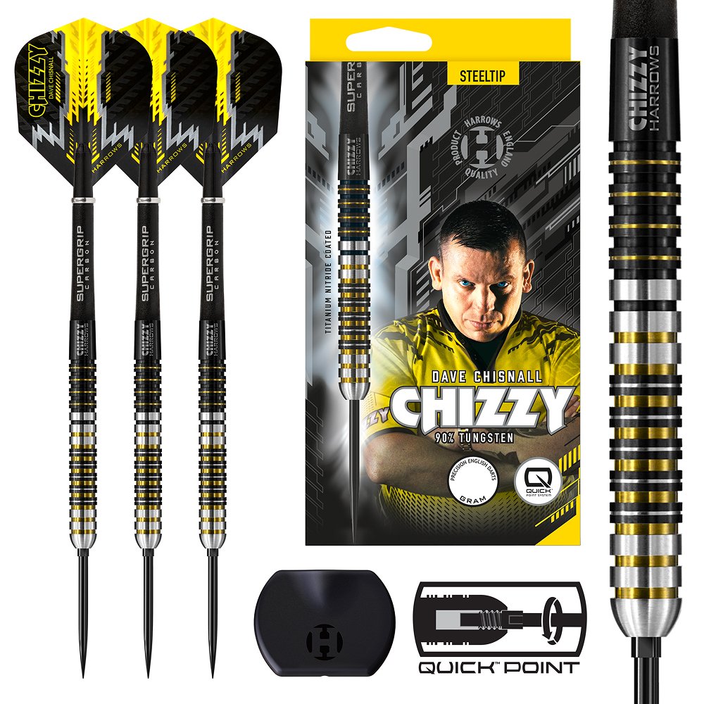 Harrows Dave Chisnall V1 Quick Point 90% - Dartpijlen
