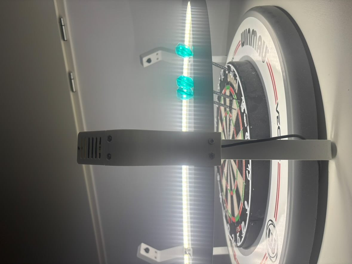 Ivoorwitte Autodarts set voor Winmau Plasma Licht Ring (detail 2)